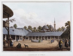Campement a Borgas. in “Views in the Ottoman Dominions, in Europe, in Asia, and some of the Mediterranean islands” from the original drawings taken by Luigi Mayer, London by Luigi Mayer