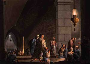 Tomb of the Virgin Mary, from Views of Palestine, Vol.II by Luigi Mayer