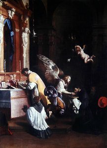 The Last Communion of St. Bonaventure by Luigi Mirandori
