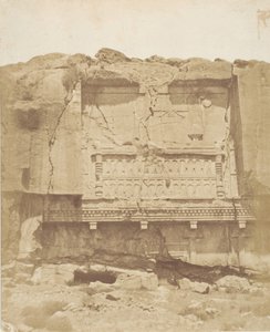 Tomb on the Rock at Persepolis, 1858 by Luigi Pesce