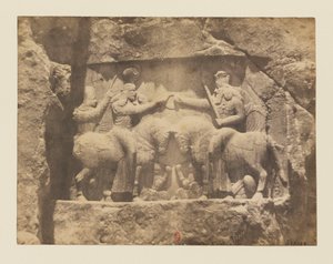 View 10 - Naqsh-e Rostam. Rock Relief. Investiture of Ardeshir I by the God Ahura-Mazda