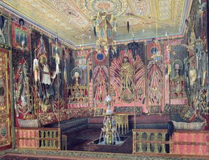 The Arabian Hall in the Catherine Palace at Tsarskoye Selo, c.1850