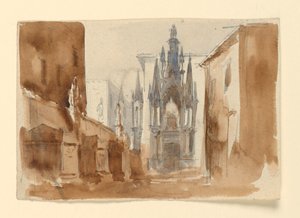 Stage Design, Tomb in Monumental Form