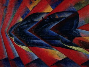 The Dynamism of an Automobile by Luigi Russolo