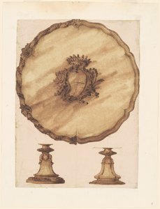 A Salver and an Openwork Base by Luigi Valadier