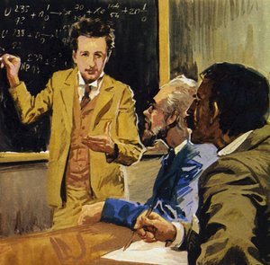 Albert Einstein took a degree in mathematics and physics
