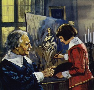 Anthony Van Dyck studied as a boy under a local painter named Henry Van Balen