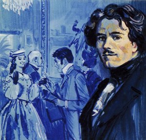 Eugene Delacroix sent in his painting and it caused a sensation in Paris
