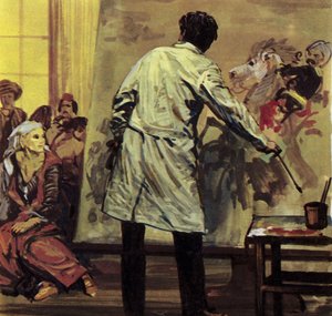 Eugene Delacroix spent a year and a half painting "The Massacre of Scio"