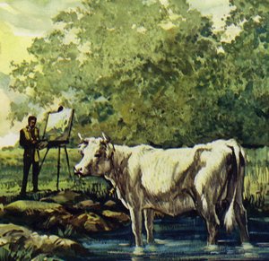 Renoir painted the countryside around him