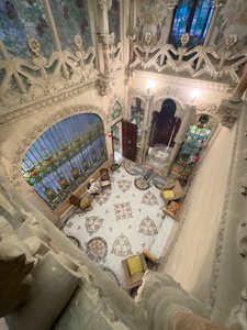 The Hall, Casa Navas by Luis Domenech i Montaner