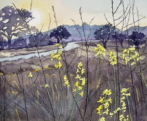 Golden Hour Blooms by Luisa Millicent