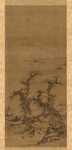 Carrying a Qin on a Visit by Luo Zhichuan