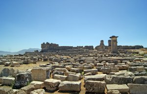 View of the Excavations from the Agora, Xanthos, Turkey