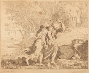 Two Fleeing Figures