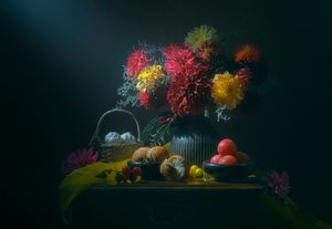 Rustic Harvest Still Life