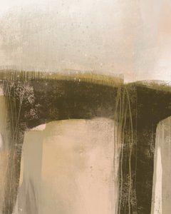 Earthy Abstract Landscape by MANSI SAXENA