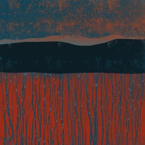 Moody Orange Field by MANSI SAXENA