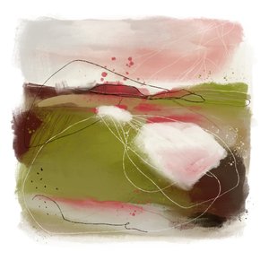 Muted Abstract Landscape by MANSI SAXENA