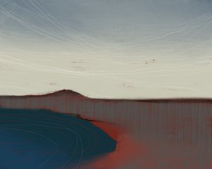 Muted Horizon Landscape by MANSI SAXENA