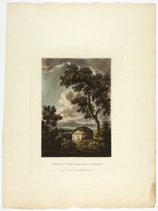 Temple of Tussis or the God of Coughing, plate twenty-nine from the Ruins of Rome by M. Dubourg