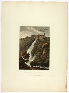 The Cascatelle and Stables of Maecenas, plate thirty-three from the Ruins of Rome by M. Dubourg