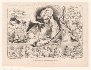 James the Greater in an Allegory on Tobacco by M. Fellmann