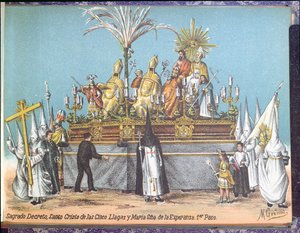 Procession During Holy Week in Seville by M. Grima