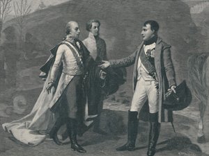 Meeting of Napoleon and Francis I after Austerlitz, 1805