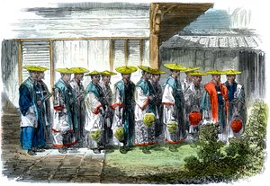 The Night Guard at Jeddo, Edo, Japan, 1864