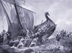 Magnus sails around the Mull of Cantyre AD1098