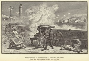 Bombardment of Alexandria by the British Fleet by M. Schonberg
