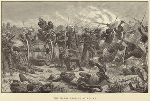 The Naval Brigade at El-Teb by M. Schonberg