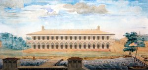 Design for an Apartment Block by the Mississippi, New Orleans
