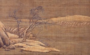 Solitary Fisherman on a Wintry River by Ma Lin