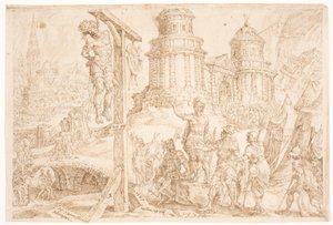 The Destruction of Ai and the Hanging of the King by Maarten van Heemskerck