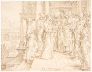 Judith Addressing the Elders of Bethulia by Maarten van Heemskerck
