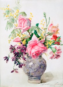 Vase of Roses