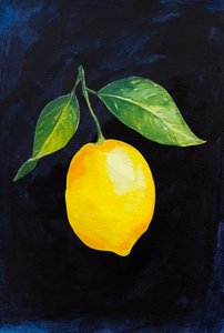 Vibrant Lemon Branch by Madison Phipps