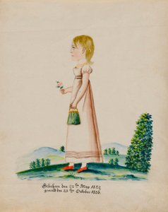 Portrait of Sarah Musser by Maentel, Jacob