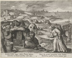 Saint Dorotheus of Gaza as a Hermit