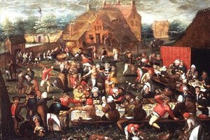 A Country Peasant Wedding Feast