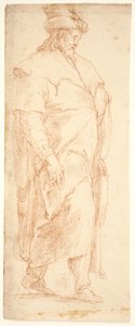 Man in a Cloak Walking to the Right by Maganza