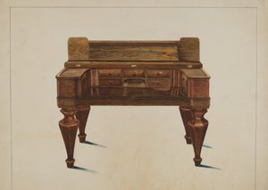 Melodeon Converted into Desk