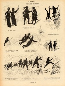 La Baionnette, Satirical in B & W by Henri Maigrot