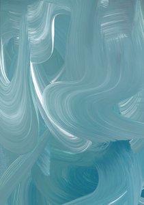 Flowing Aqua Swirls