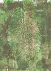 Organic Leaf Impression by Maira Ribena