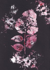 Pink Botanical Impression by Maira Ribena