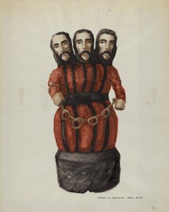 Bulto: Holy Trinity by Majel G. Claflin