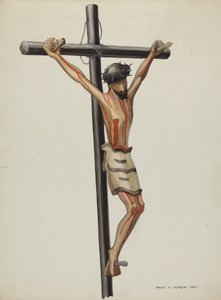 Bulto, Crucifix by Majel G. Claflin